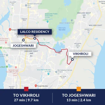 Jogeshwari / Vikhroli Map