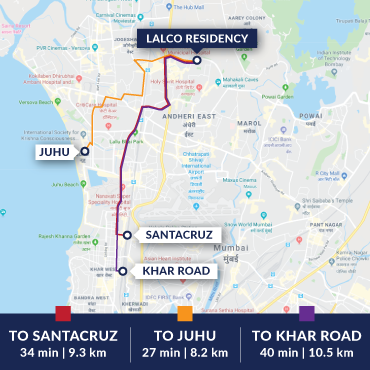 Juhu Santacruz Khar